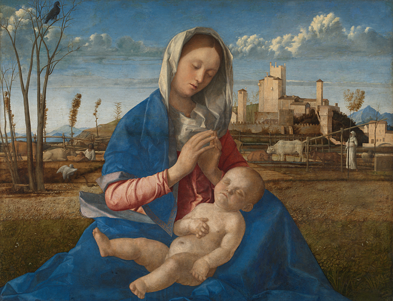 Painting of Madonna by Giovanni Bellini 1500-1505