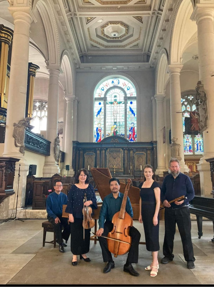 A photograph of the Bloomsbury Baroque ensemble