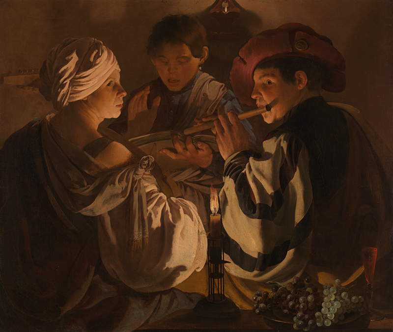A painting entitled The Concert by her Brugghen, made in 1626