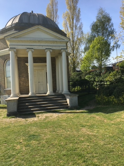 Photo of Garrick's Temple to Shakespeare in sunshine