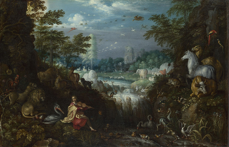 A painting of Orpheus by Savery