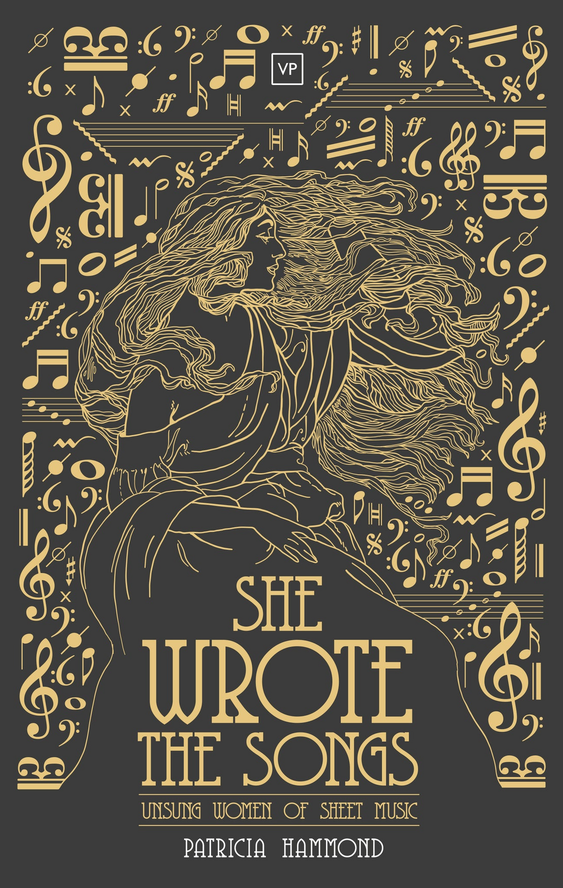 Book cover of She Wrote the Songs by Patricia Hammond