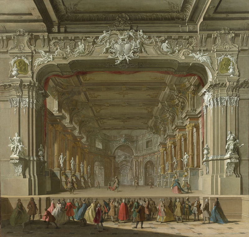 Painting of Interior of a Theatre [North Italian]